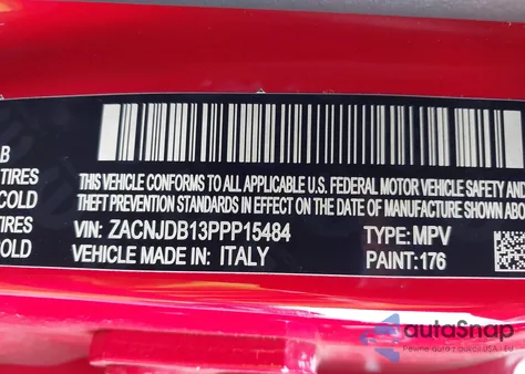 2023 Jeep Renegade Latitude 4X4 from USA, damaged, VIN ZACNJDB13PPP15484